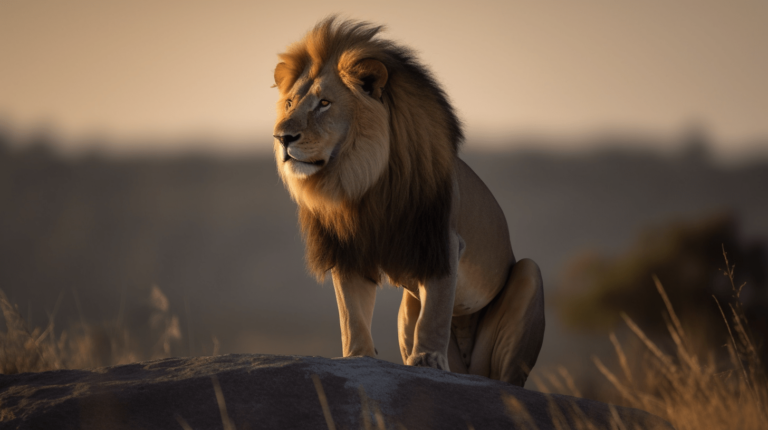 Kiwiguy_peaceful_lion_its_mane_glowing_in_the_early_morning_sun_94ba8748-08b7-4ab9-8701-e97f248479e8-min