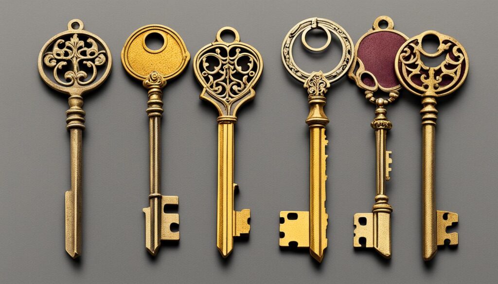 color symbolism of keys