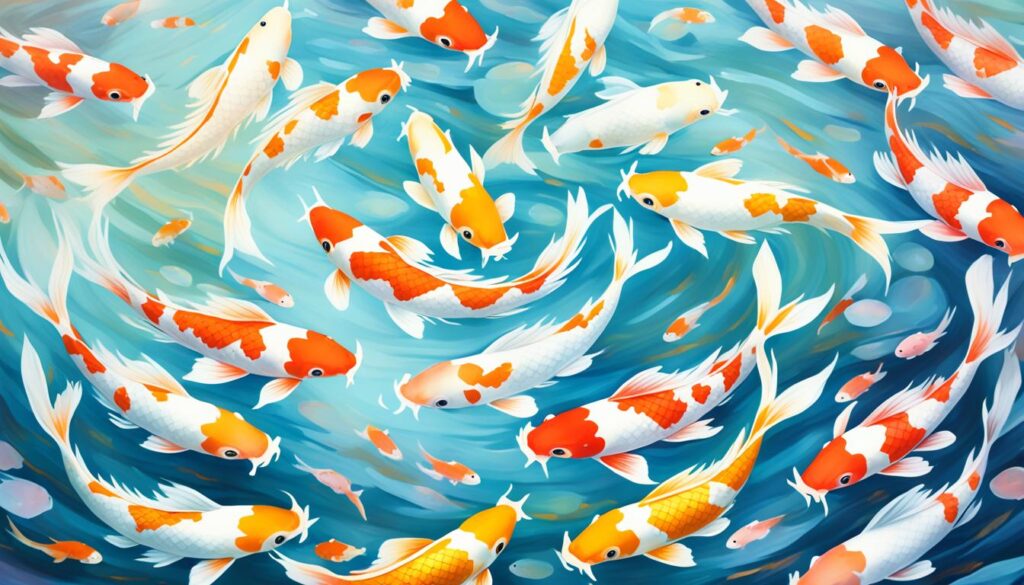 koi fish swimming dream