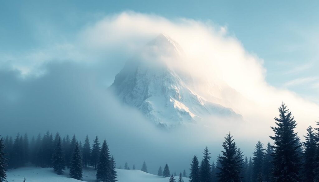 snowy mountains in dreams